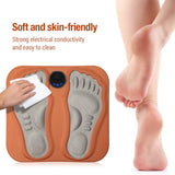 EMS Smart 6-mode 15-level 3D Foot Massage Pad Microcurrent Foot Massager, (Orange)