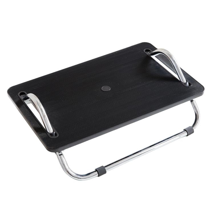 Adjustable Under Desk Foot Rest for Office Ergonomics, Anti-Cross Leg Design Foot Stool, Metal Tube Black, Metal Tube Gray