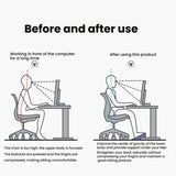 Adjustable Under Desk Foot Rest for Office Ergonomics, Anti-Cross Leg Design Foot Stool, Metal Tube Black, Metal Tube Gray