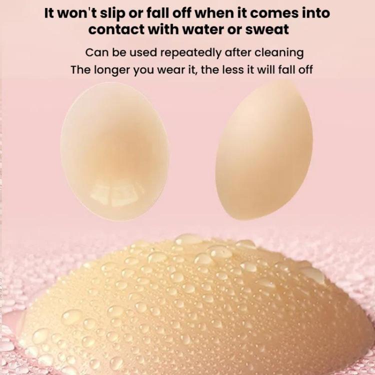 Ultra-thin Invisible Anti-bump Silicone Breast Stickers, 8cm, 10cm, 13cm