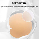 Ultra-thin Invisible Anti-bump Silicone Breast Stickers, 8cm, 10cm, 13cm