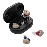 Elderly Hearing Aids Invisible Sound Amplifier Noise Reduction Collector With Digital Display Charging Compartment