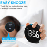 EDUP EH-8816 Simple Digital Electronic Clock Night Light Battery Plug-in Dual Power Mode Alarm Clock
