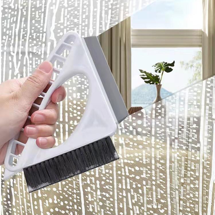 3-in-1 Window Cleaning Tool Multifunctional Gap Brush Household Glass Wiper