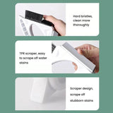 3-in-1 Window Cleaning Tool Multifunctional Gap Brush Household Glass Wiper
