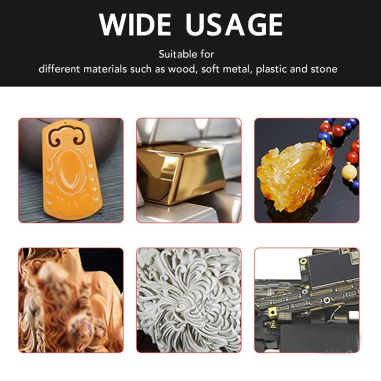 Mini USB Charging 3-speed Electric Grinder Carving Pen DIY Painting Cutting Drilling Micro Electric Drill, 60pcs /Set