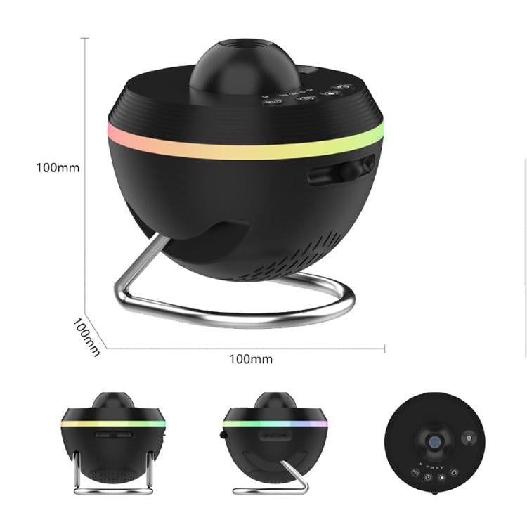 USB Plug-in Space Ball HD Galaxy Projector Lamp Dynamic Meteor Starry Sky Atmosphere Light