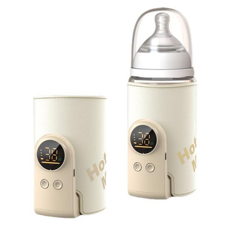 18W Wireless Baby Bottle Warmer 6 Adjustable Temperature Settings Milk Thermo Cover for Breastfeeding & Formula, 6000mAh, 8000mAh, 10000mAh