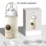 18W Wireless Baby Bottle Warmer 6 Adjustable Temperature Settings Milk Thermo Cover for Breastfeeding & Formula, 6000mAh, 8000mAh, 10000mAh