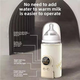 18W Wireless Baby Bottle Warmer 6 Adjustable Temperature Settings Milk Thermo Cover for Breastfeeding & Formula, 6000mAh, 8000mAh, 10000mAh