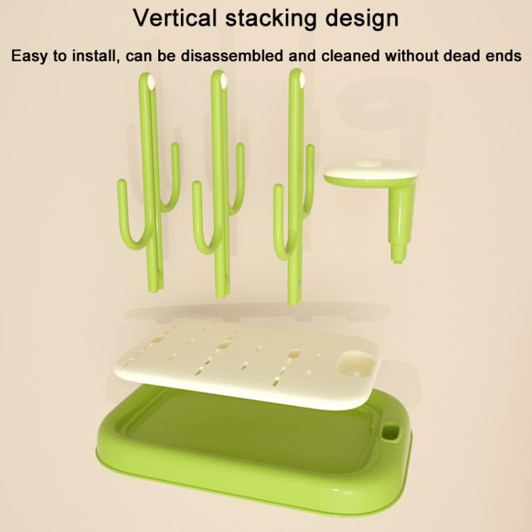 Baby Bottle Drying Rack Drain Drying Rack Insertable Bottle Brush Nipple Brush Storage Holder