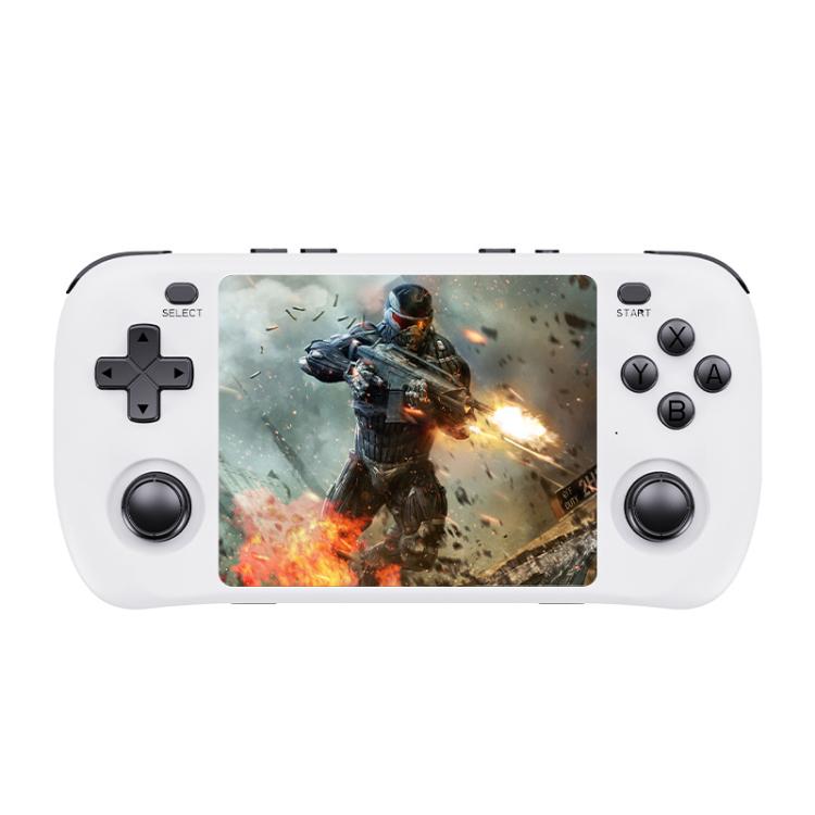 H36S 3.5 Inch IPS HD Screen Retro PSP Game Console Linux System GBA Handheld Video Game Console, 64G, 128G