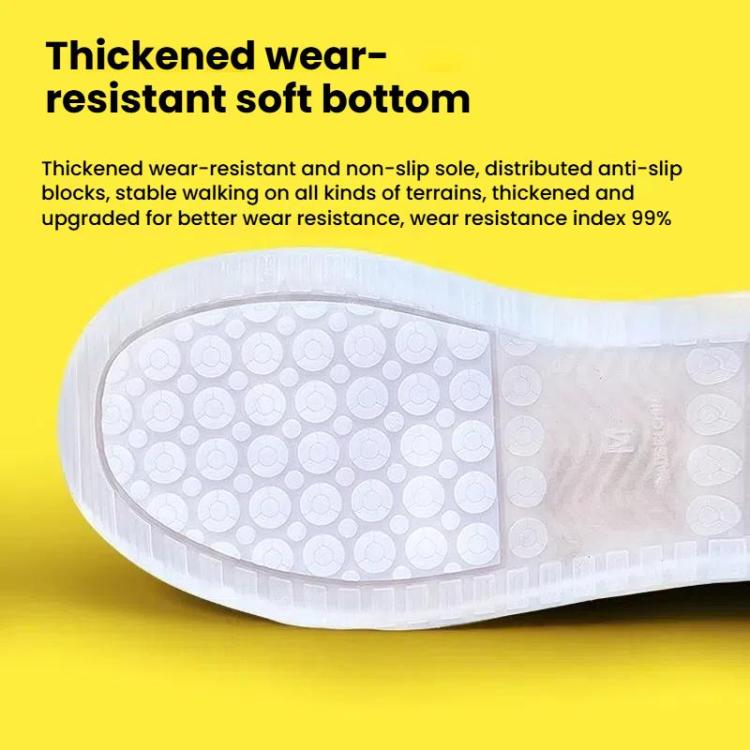 Thickened Wear-Resistant Waterproof Silicone Rain Shoe Cover, S 31-33, M 34-36, L 37-39, XL 40-42, XXL 43-45