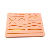 Surgical Silicone Wound Suture Skin Practice Pad Simulated Silicone Skin Model, FH2311009