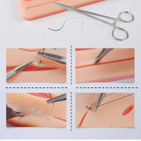 Surgical Skin Suture Practice Model Silicone Suture Pad Wound Suture Training Pad For Medical Students, FH2311004