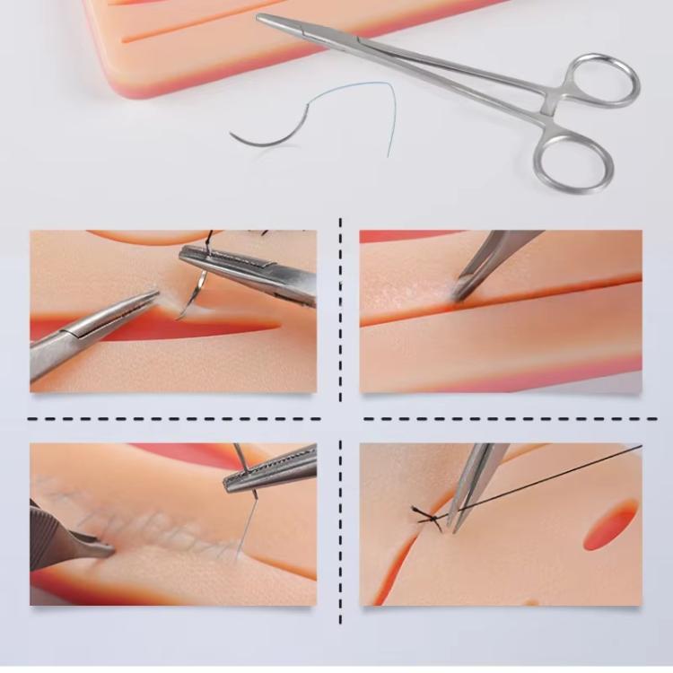 Surgical Skin Suture Practice Model Silicone Suture Pad Wound Suture Training Pad For Medical Students, FH2311004