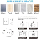 3pcs /Pack Wall-Mounted No-Drill Shaver Organizer Manual/Safety Razor Hook