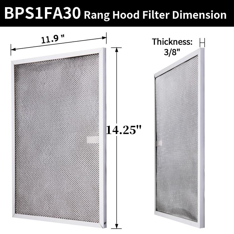 For Broan BPS1FA30 QS1 99010299 Range Hood 2pcs /Pack Grease Filter Replacement Parts