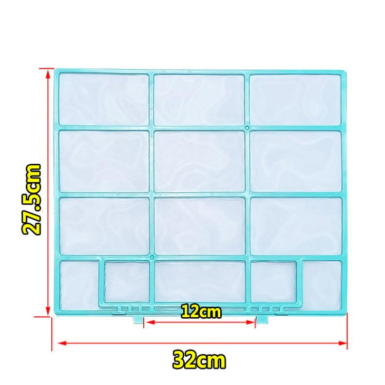 Filter Mesh For Midea Air Conditioner Replacement 1/1.5/2 HP Wall-Mounted Indoor Units, 29x27.5cm, 34.5x27.5cm, 32x27.5cm, 25.3x28cm, 30x29cm, 29.7x28cm, 37.7x29.4cm, 37.5x33cm, 28.2x26.5cm, 30.2x28cm, 35.9x43.7cm, 32.5x32cm, 30x32cm, 27x26.5cm, 28.5x2...