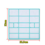 Filter Mesh For Midea Air Conditioner Replacement 1/1.5/2 HP Wall-Mounted Indoor Units, 29x27.5cm, 34.5x27.5cm, 32x27.5cm, 25.3x28cm, 30x29cm, 29.7x28cm, 37.7x29.4cm, 37.5x33cm, 28.2x26.5cm, 30.2x28cm, 35.9x43.7cm, 32.5x32cm, 30x32cm, 27x26.5cm, 28.5x2...