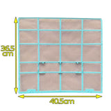 Filter Mesh For Midea Air Conditioner Replacement 1/1.5/2 HP Wall-Mounted Indoor Units, 29x27.5cm, 34.5x27.5cm, 32x27.5cm, 25.3x28cm, 30x29cm, 29.7x28cm, 37.7x29.4cm, 37.5x33cm, 28.2x26.5cm, 30.2x28cm, 35.9x43.7cm, 32.5x32cm, 30x32cm, 27x26.5cm, 28.5x2...