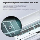 Filter Mesh For Midea Air Conditioner Replacement 1/1.5/2 HP Wall-Mounted Indoor Units, 29x27.5cm, 34.5x27.5cm, 32x27.5cm, 25.3x28cm, 30x29cm, 29.7x28cm, 37.7x29.4cm, 37.5x33cm, 28.2x26.5cm, 30.2x28cm, 35.9x43.7cm, 32.5x32cm, 30x32cm, 27x26.5cm, 28.5x2...