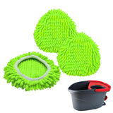 3pcs /Pack Mop Pads For O-Cedar EasyWring 1-Tank System Replacement Parts