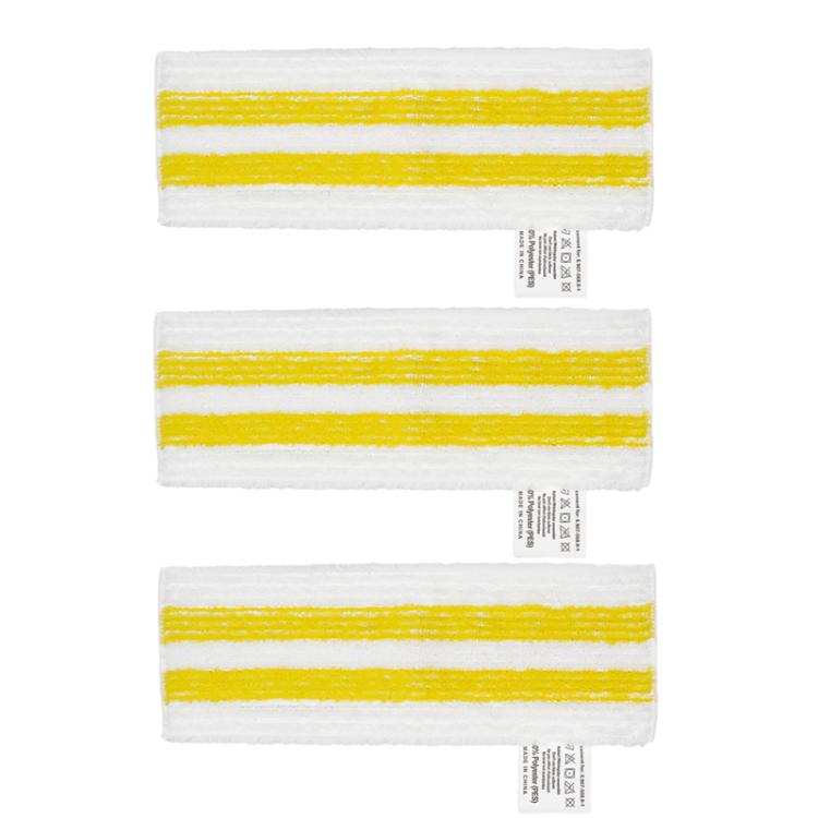 For Karcher Easyfix SC1 SC2 SC3 SC4 SC5 SV7 Steam Mop Replacement, 3pcs /Pack Flat Mop Attachments, 3pcs /Pack Mop Pads