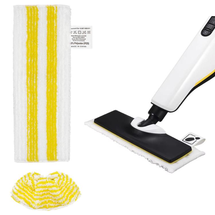 For Karcher Easyfix SC1 SC2 SC3 SC4 SC5 SV7 Steam Mop Replacement, 3pcs /Pack Flat Mop Attachments, 3pcs /Pack Mop Pads