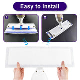 2pcs /Pack Disposable Mop Pad Refills For Swiffer PowerMop Floor Cleaning Replacement