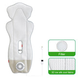 USB Powered Cooling Pad Baby Stroller Seat Cushion With Fan 3 Speed Adjustable Levels
