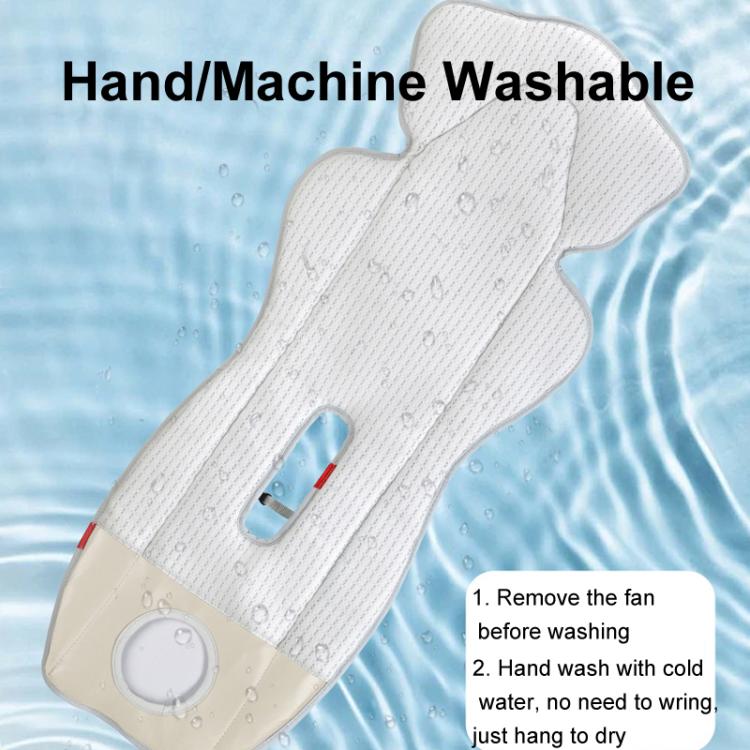 USB Powered Cooling Pad Baby Stroller Seat Cushion With Fan 3 Speed Adjustable Levels