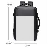 WEIXIER B759 Simple Expandable Men Shoulder Bag Large Capacity Laptop Backpacks