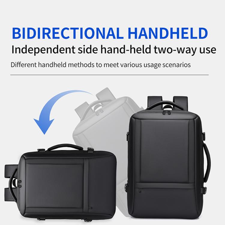 WEIXIER B759 Simple Expandable Men Shoulder Bag Large Capacity Laptop Backpacks