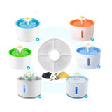 5pcs /Pack Replacement Filter For Pet Water Fountain Water Dispenser Pre-Filter, Round