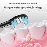 3-in-1 Electric Toothbrush, Water Flosser & Oral Irrigator with 180mL Detachable Tank