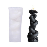 Snake-Shaped Aromatherapy Candle Silicone Mold DIY Diffuser Stone Gift Mold, Snake Flower Column ZL-981, Snake Stone Column ZL-982, Snake Column ZL-983, Snake Reincarnation ZL-984