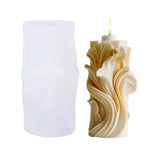 Spiral Wave Aromatherapy Candle Silicone Mold DIY Diffuser Stone Decorative Ornament Mold, 3A ZL-513, 3l ZL-521