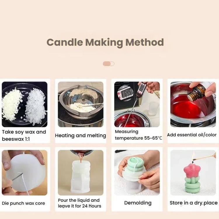 Spiral Wave Aromatherapy Candle Silicone Mold DIY Diffuser Stone Decorative Ornament Mold, 3A ZL-513, 3l ZL-521