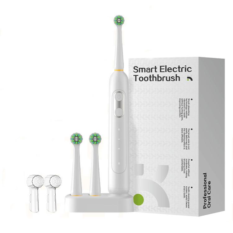Rechargeable Electric Toothbrush for Adults 4200 RPM Rotating Brush IPX8 Waterproof Inductive Charging, Sterilized White, Sterilized Black, Regular White, Regular Black