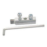 Water Tube Breakage Screw Extractor Faucet Angle Valve Manual Removal Tool, Silver