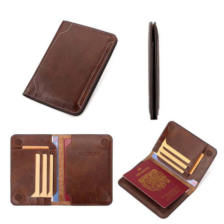 HUMERPAUL BP734 Leather Passport Document Holder