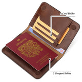 HUMERPAUL BP734 Leather Passport Document Holder