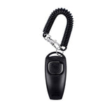 2 In 1 Pet Training Clicker Dog Whistle With Long Wristband