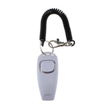 2 In 1 Pet Training Clicker Dog Whistle With Long Wristband