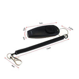 2 In 1 Pet Training Clicker Dog Whistle With Long Wristband