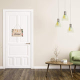 12-In-1 Wooden Hanging Sign Set With String DIY Ornaments, Handmade Craft Kits For Holiday Home Decor