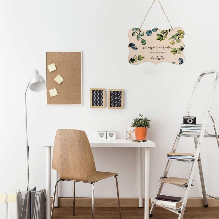 12-In-1 Wooden Hanging Sign Set With String DIY Ornaments, Handmade Craft Kits For Holiday Home Decor