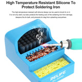 3 In 1 Soldering Iron Cleaner Soldering Iron Tip Tin Residue High Temperature Resistant Cleaning Sponge Steel Wire Cleaning Ball, RL-599C