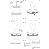 2L Volcanic Essential Oil Diffuser Humidifier Large Capacity Aromatherapy Mist Diffuser Top-Fill Water Tank